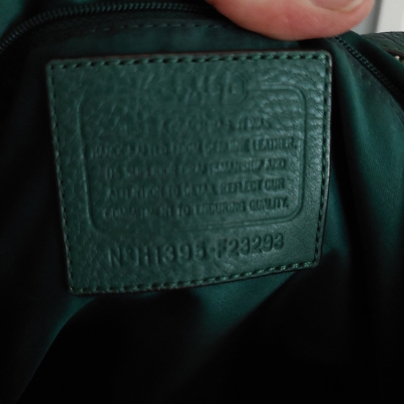 Coach Park Hobo Crossbody Bag Ivy Green Leather ๐ - Picture 12 of 14